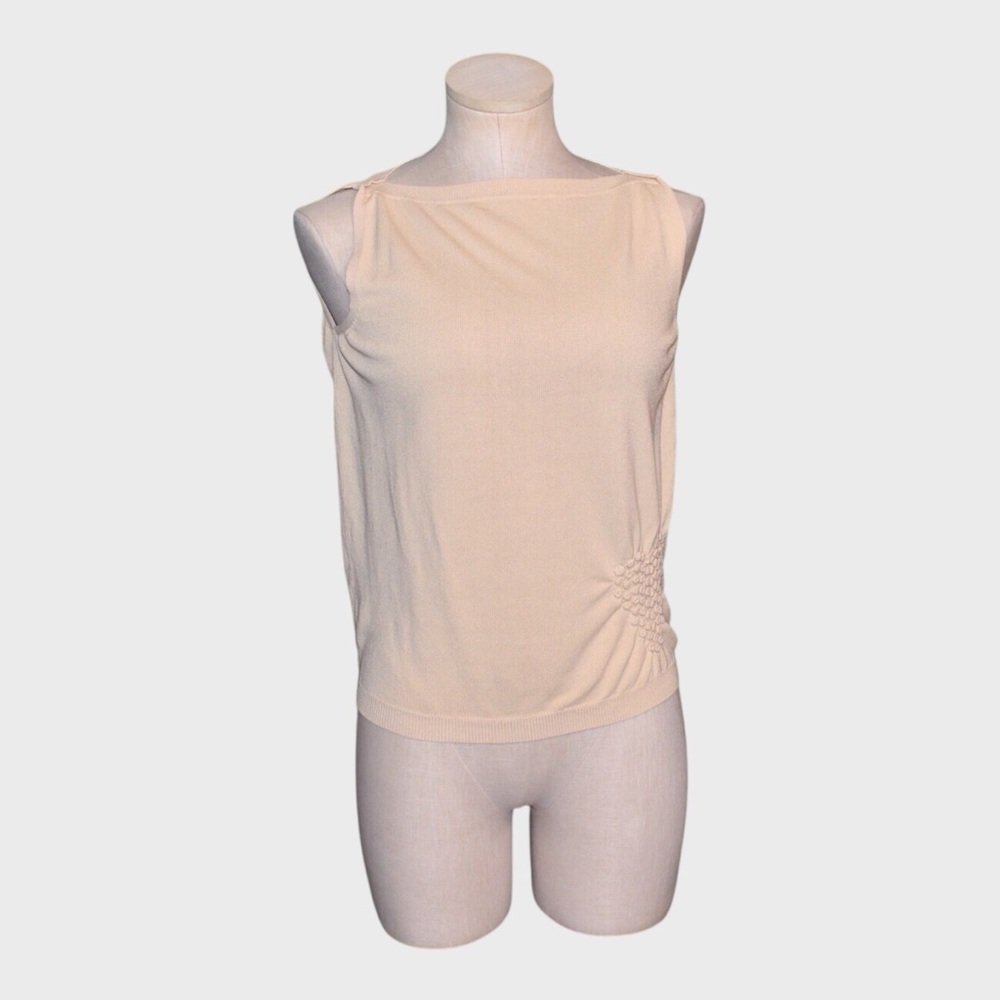 Jane Seymour Signature  Vintage Sleeveless‎ Knit Top